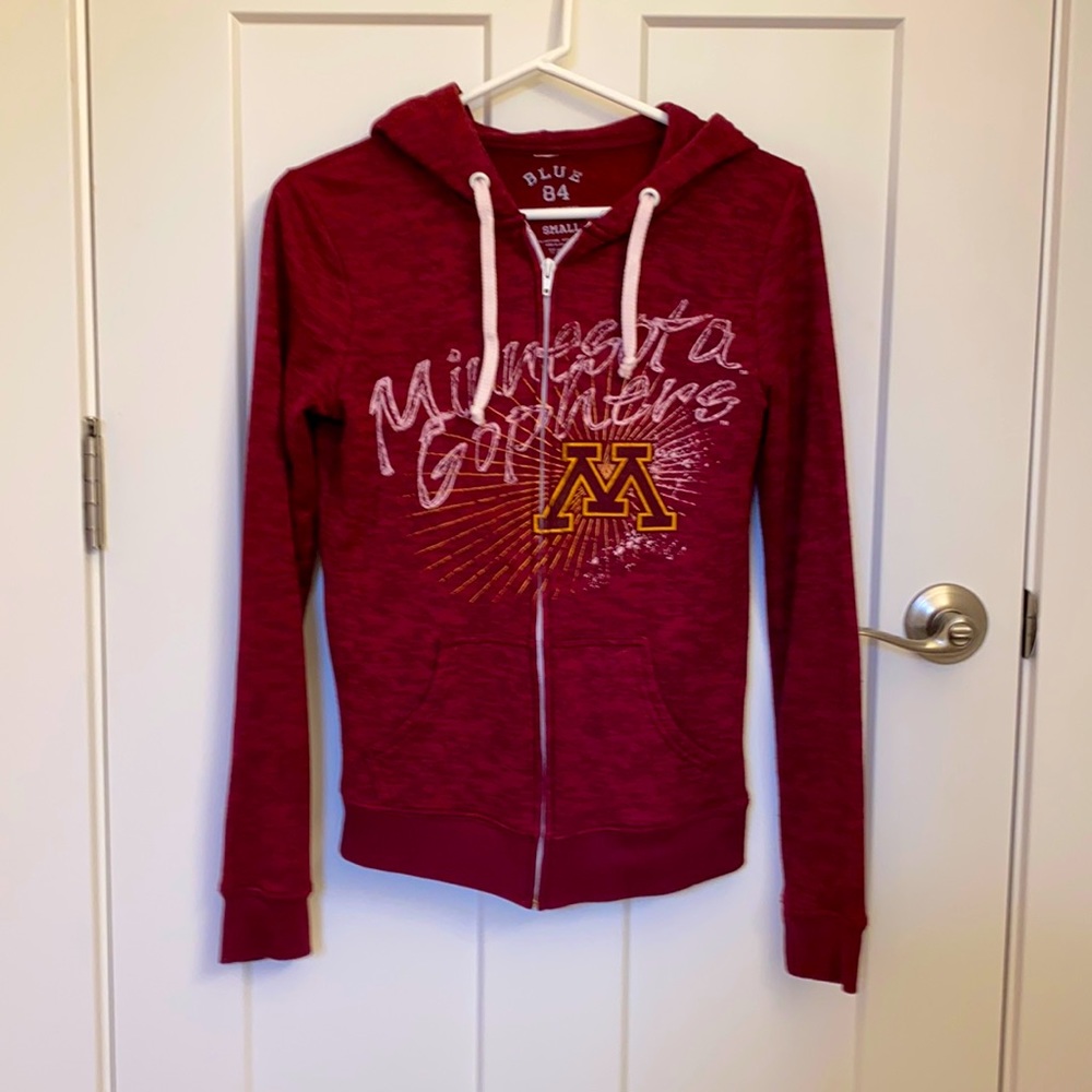 Minnesota Gophers Zip-Up Hoodie.